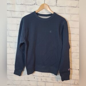 Champion Men's Navy Crewneck Sweatshirt Small